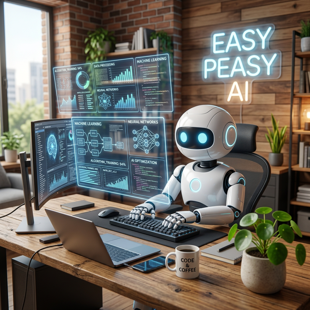 AI ve vývoji software ilustrace