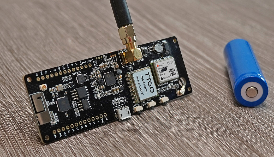 LoRa GPS modul s baterií